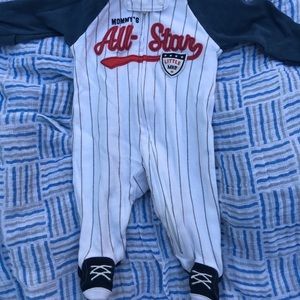 Carter’s all star footie onesie